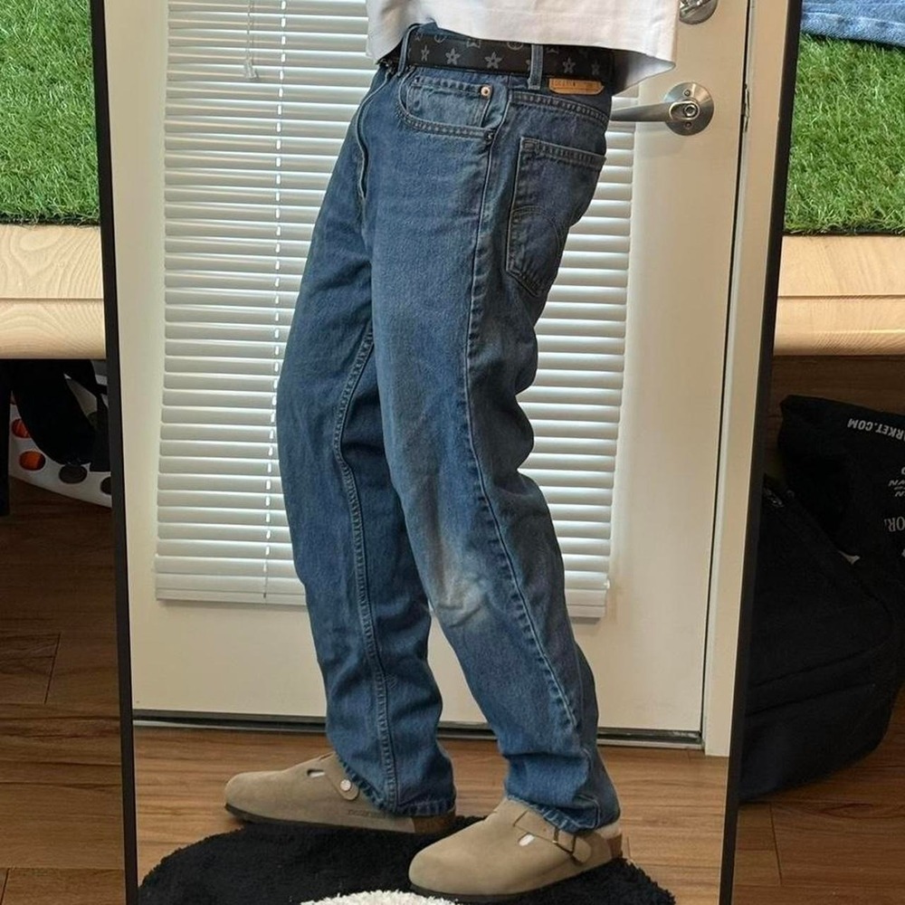 Y2K Levi's 505 Regular Fit Blue Jeans 33x30